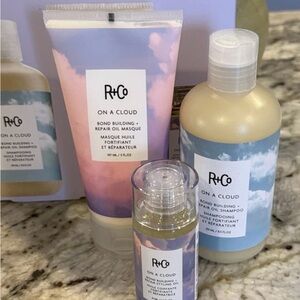 R+Co On A Cloud Bond Building Repair Kit Shampoo Masque Styling Oil Set New